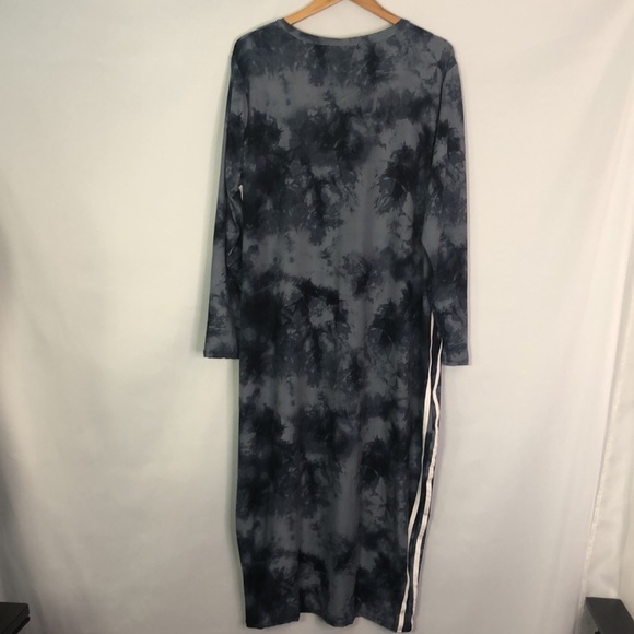 Eye Candy Cage Neck with Stripes Long Sleeve Midi Dress Size 3X - Picture 8 of 12